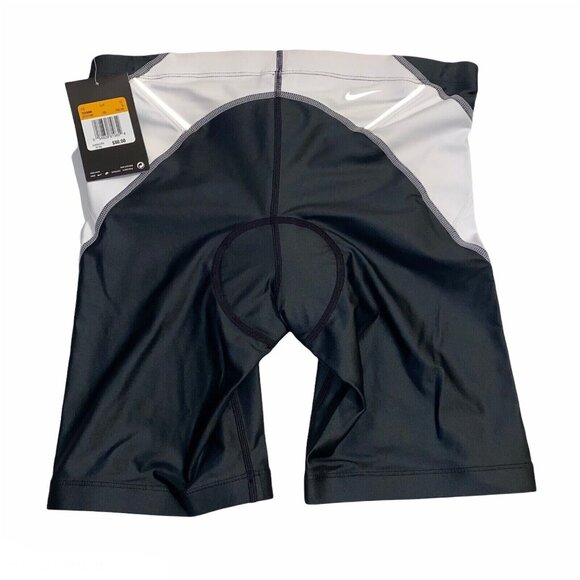 Nike Womens Small Triathlon Half Tight Black White Athletic Running Shorts NWT - Picture 8 of 8